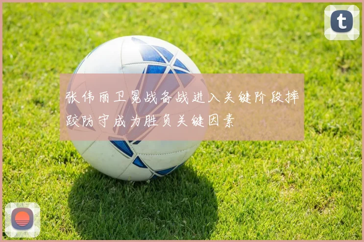 张伟丽卫冕战备战进入关键阶段摔跤防守成为胜负关键因素